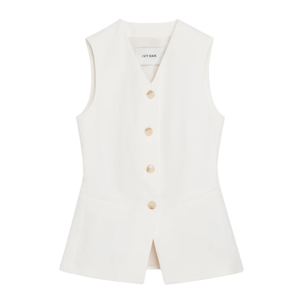 IVY OAK - Jackets > Vests - White - IVY OAK - Modalova