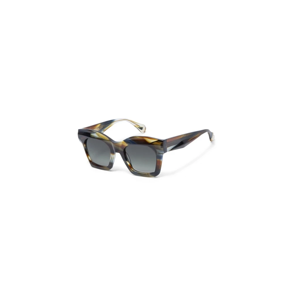 Gigi Studios Unisex Green Sunglasses, 51 Mm, Authentic Glaze Glasses Premium Quality