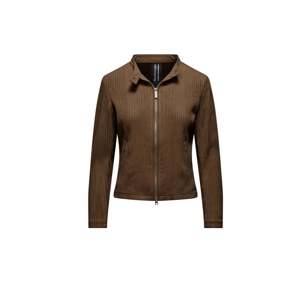 Bomboogie Donna Marrone Giacche, M, New,
