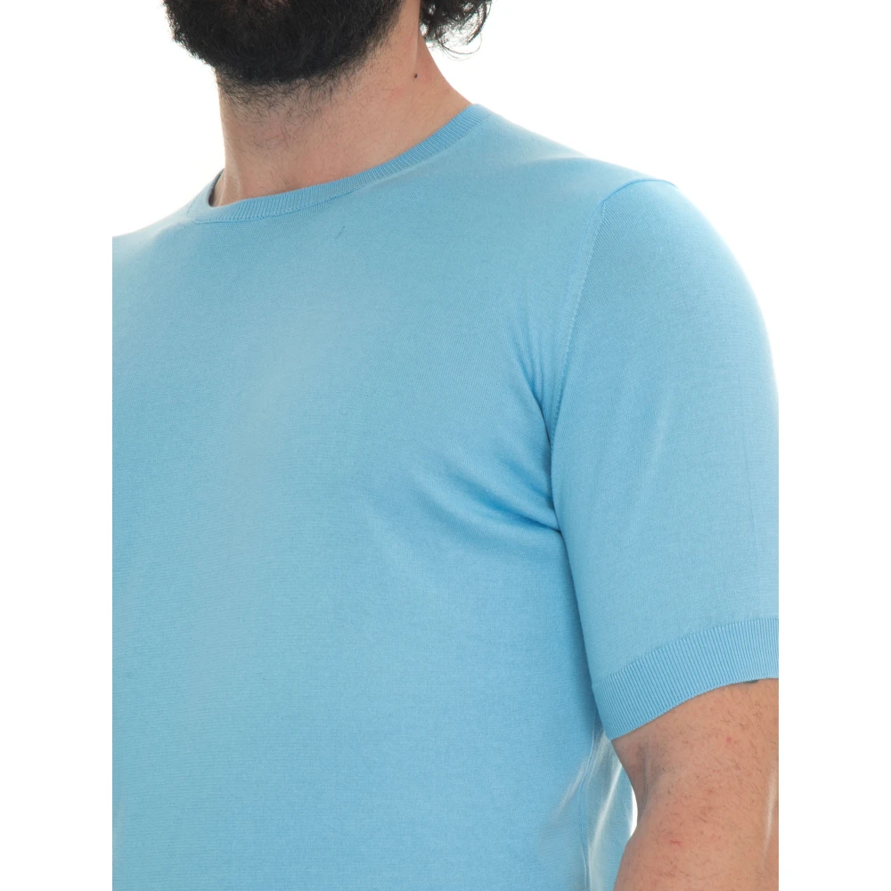 Hindustrie Slim Fit Jersey T-shirt Blue Heren