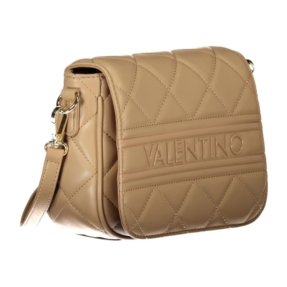 Valentino by Mario Valentino Beige Schoudertas met Verstelbare Band Beige Dames