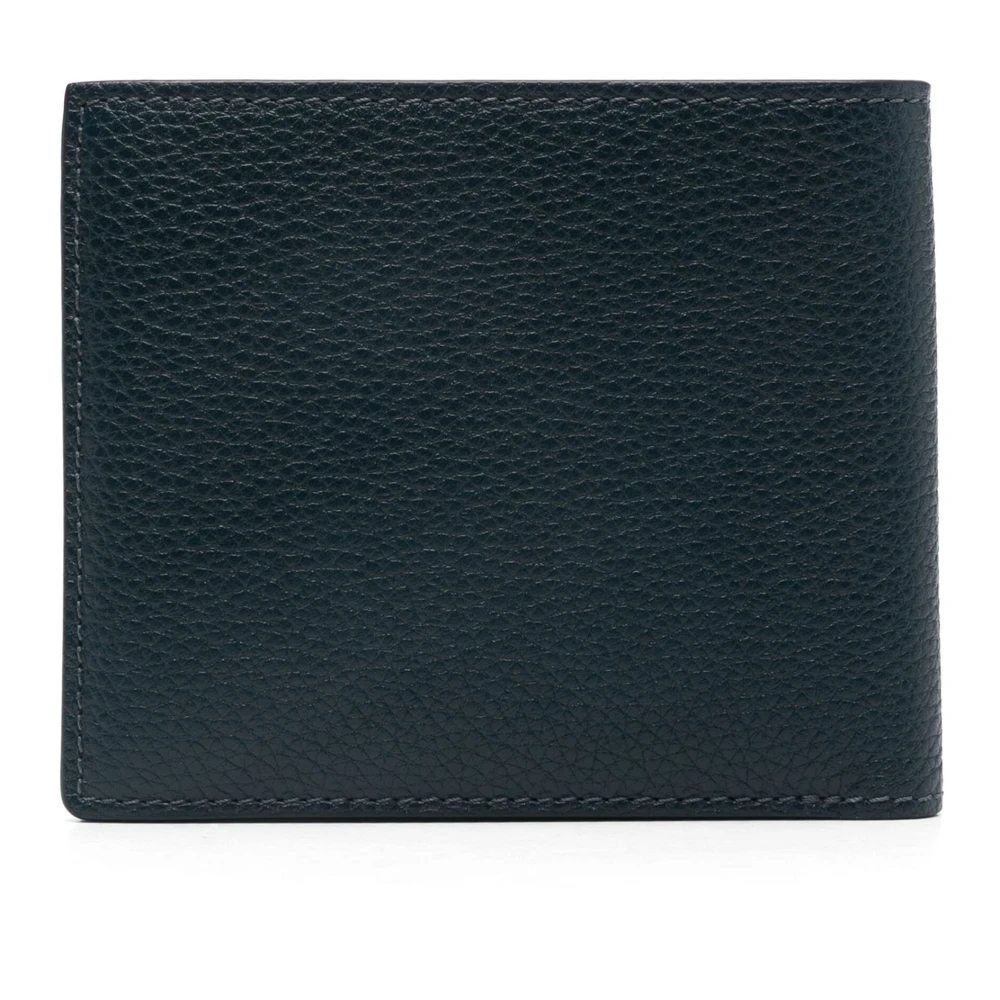 Tom Ford Italiaanse leren portemonnee Blue Heren