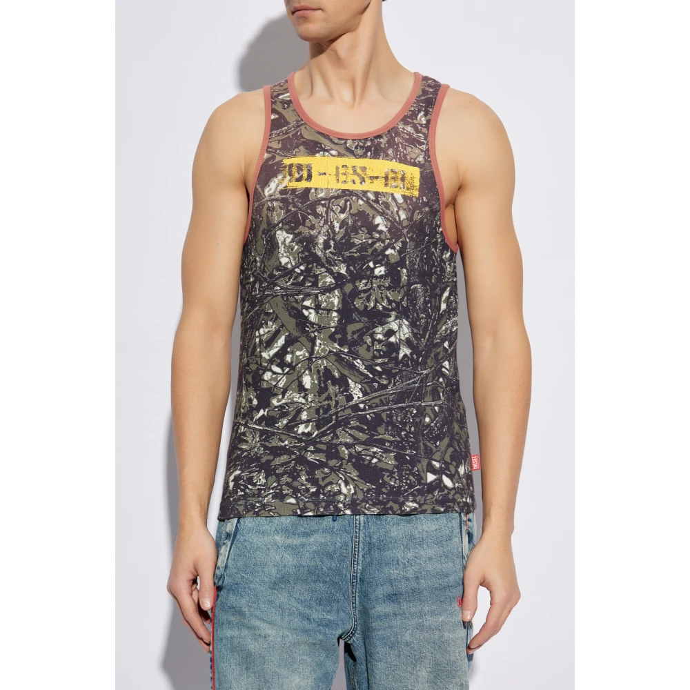 Diesel Top T-Lifty-Camou Multicolor Heren
