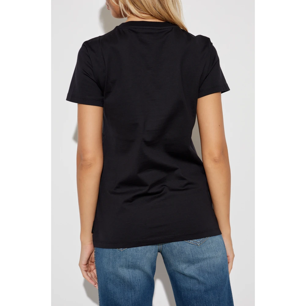 Max Mara Bedrukt T-shirt Black Dames