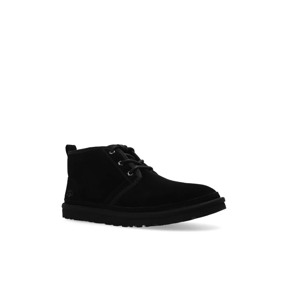 Ugg Uomo Nero, Pelle Per 3236 Stivaletti In Pelle Neumel Nero (40), Basso, Stringhe, Casual - Immagine 4