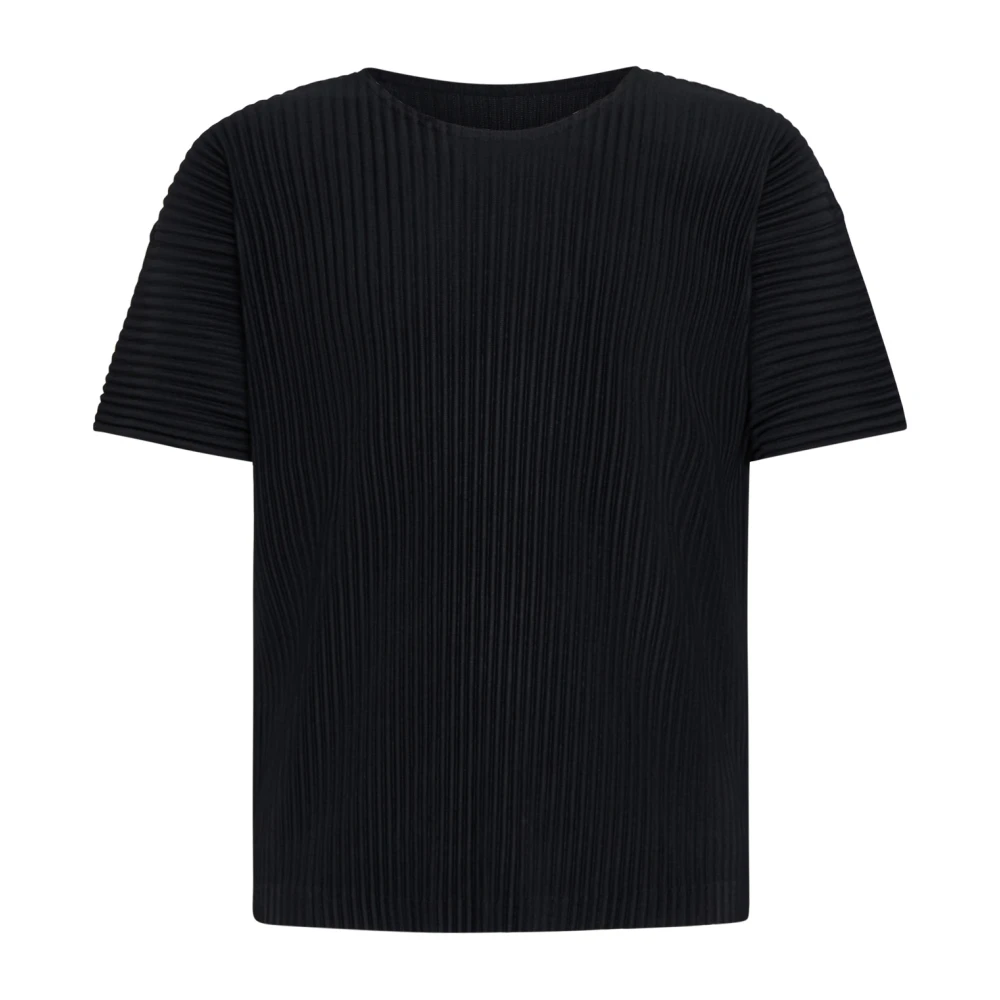 Issey Miyake Zwarte T-shirts en Polos voor Mannen Black Heren