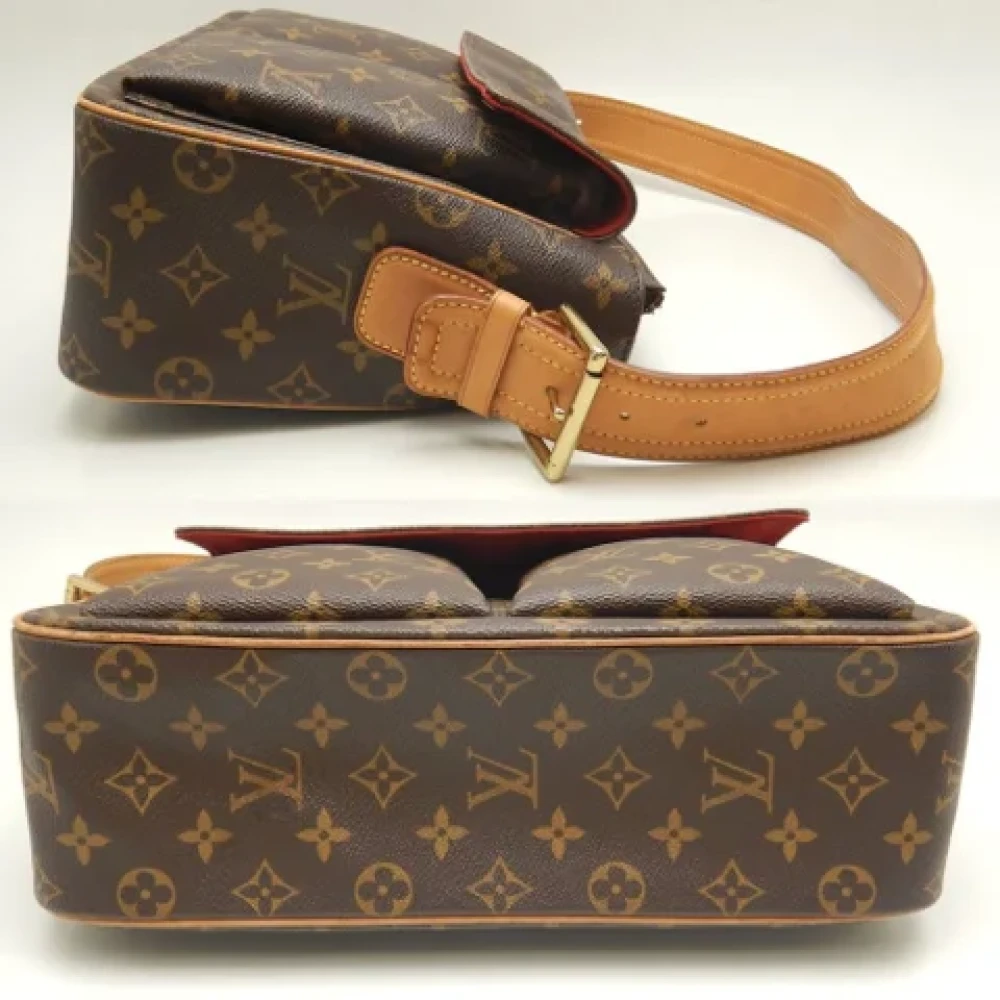 Louis Vuitton Vintage Pre-owned Canvas shoulder-bags Brown Dames