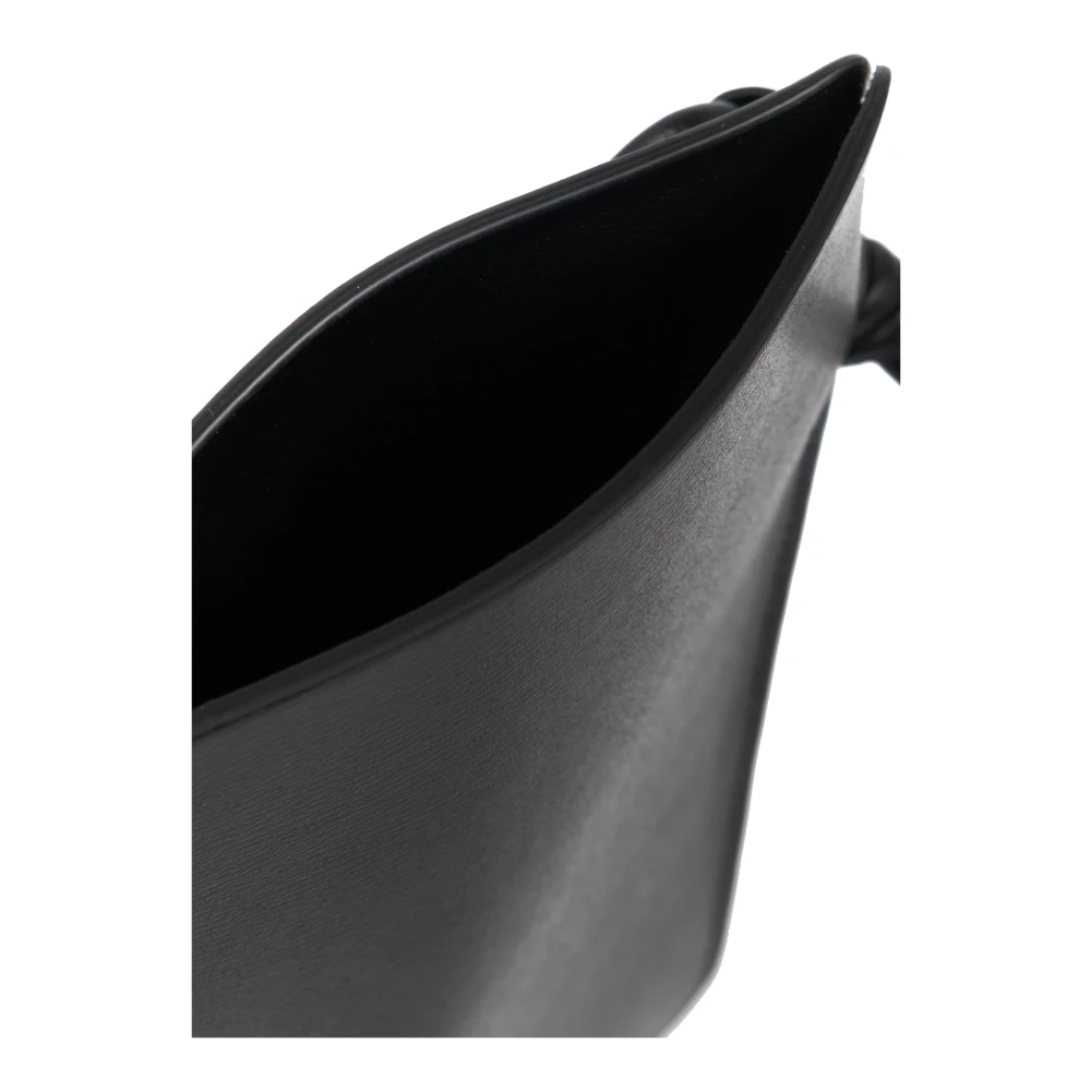 Jil Sander Leren telefoonhoes Black Dames