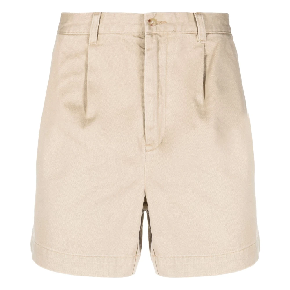 Polo Ralph Lauren Men's Beige Casual Cotton Shorts - Casual Shorts - W34 - Shorts