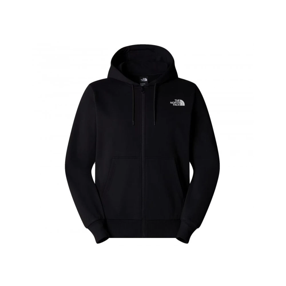 The North Face Eenvoudige Dome Volledige Rits Hoodie Black Heren