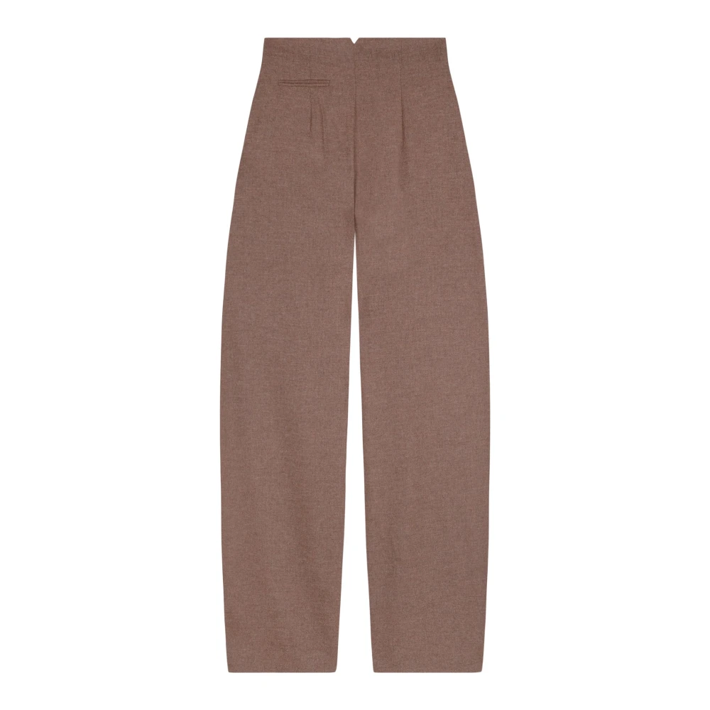 Cortana Lanna broek van zuivere wol en kasjmier cappuccino Beige Dames