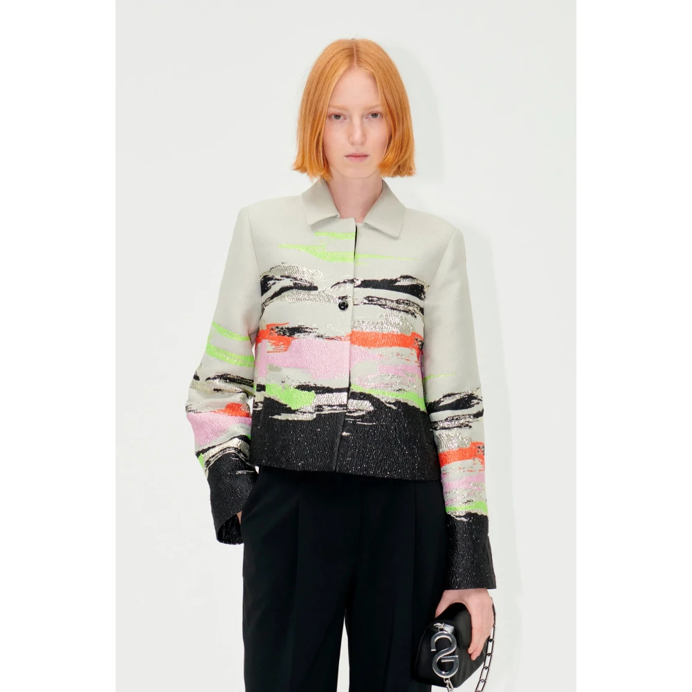 Stine Goya Abstract Metallic Knoopjas Multicolor Dames