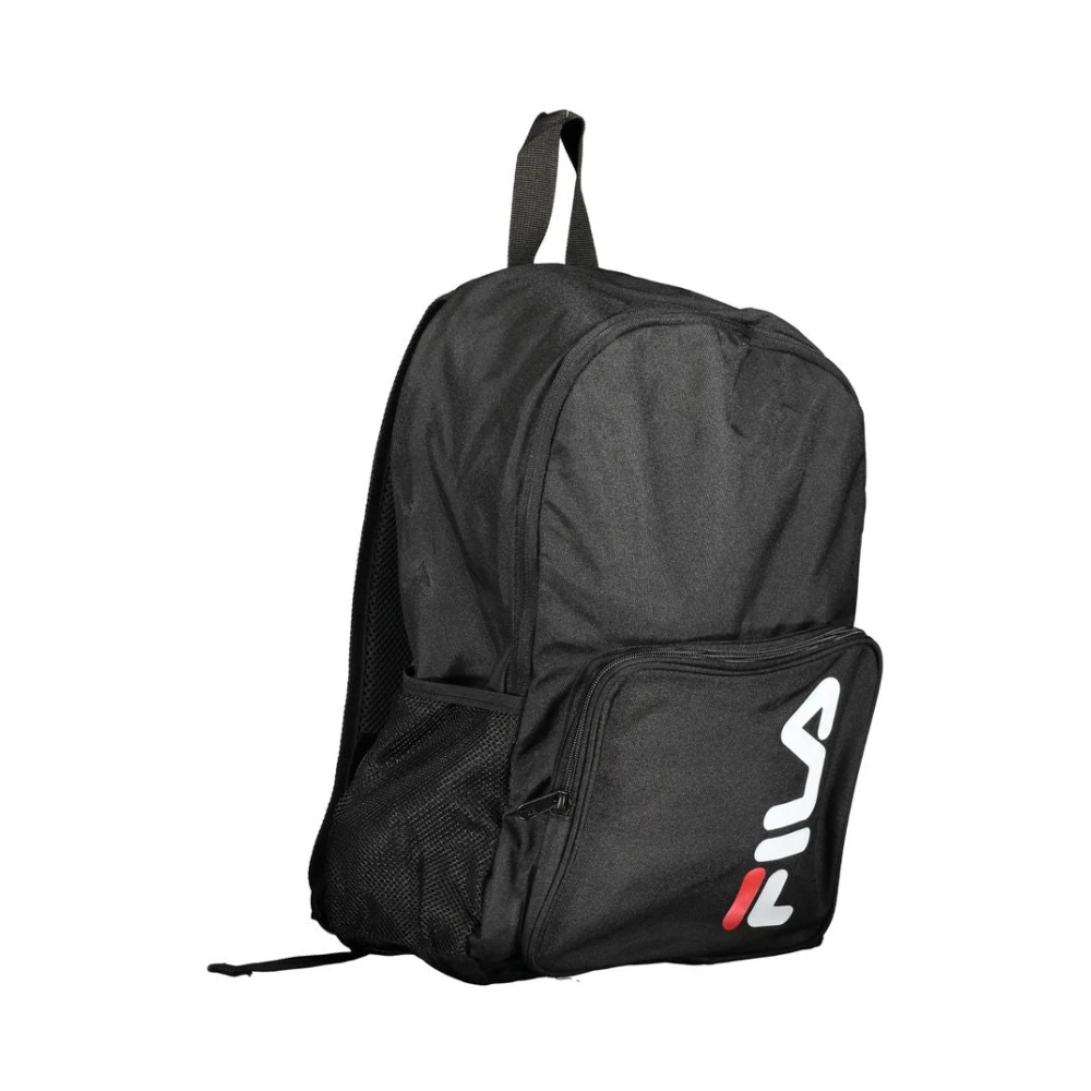 Fila Zwarte Polyester Rugzak met Verstelbare Banden Black Heren