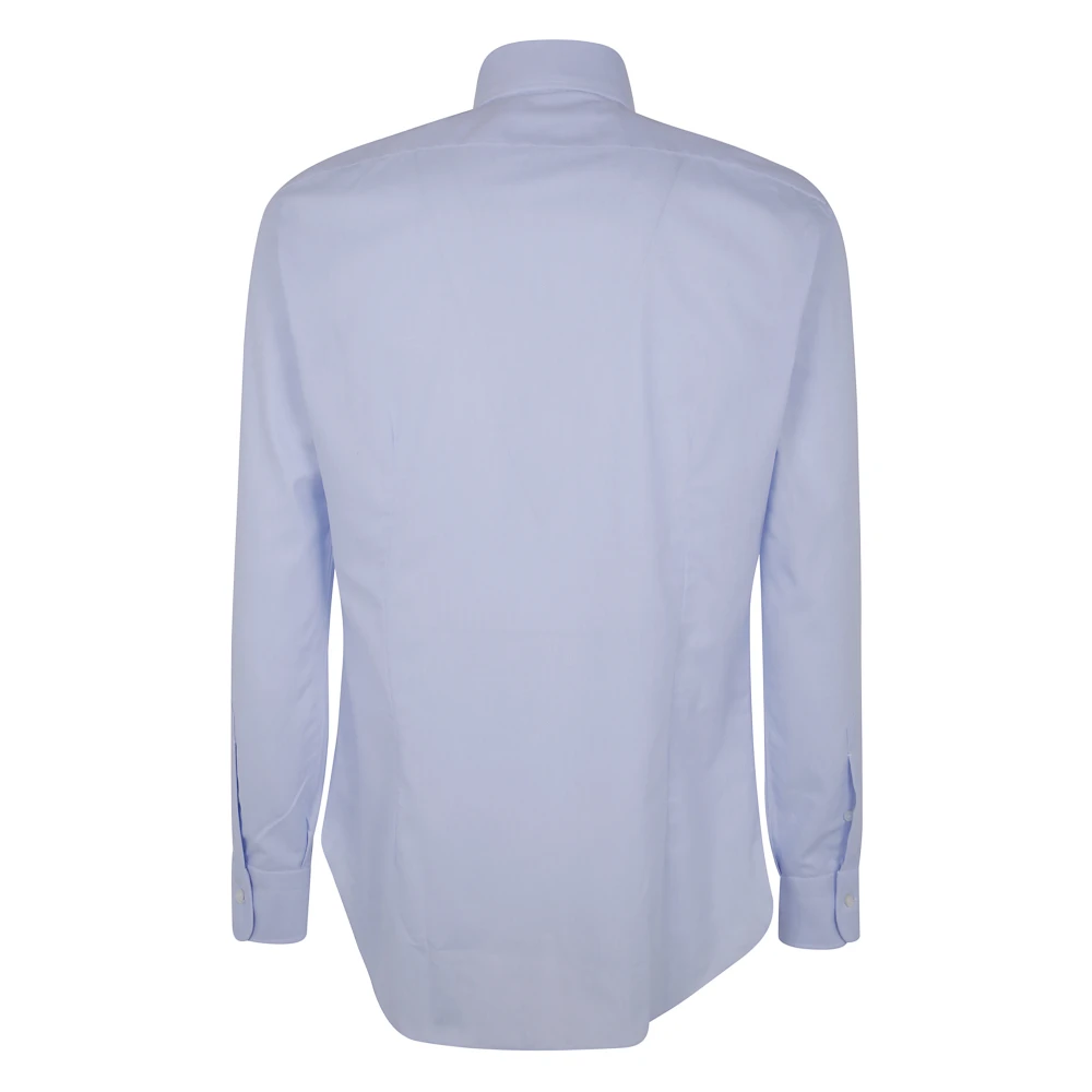 Barba Napoli Klassieke Oxford Overhemd Blue Heren