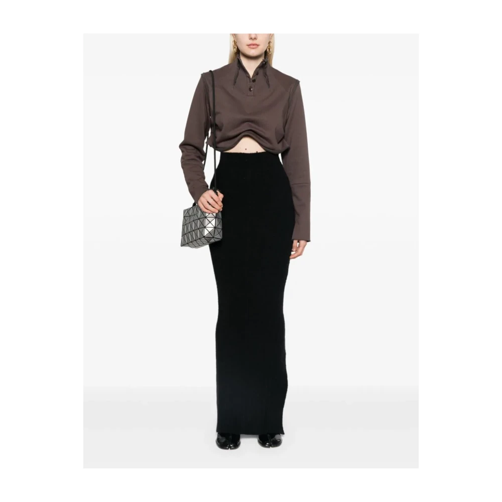 Rick Owens Pillar Rok Black Dames