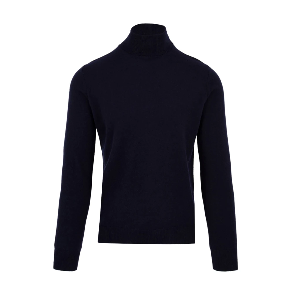 Filippo De Laurentiis Blue Turtlenecks, Male, 3XL, Turtleneck Jumper