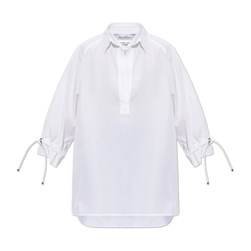 Max Mara Damen Weiß Blusen & Hemden, 2XSgröße: