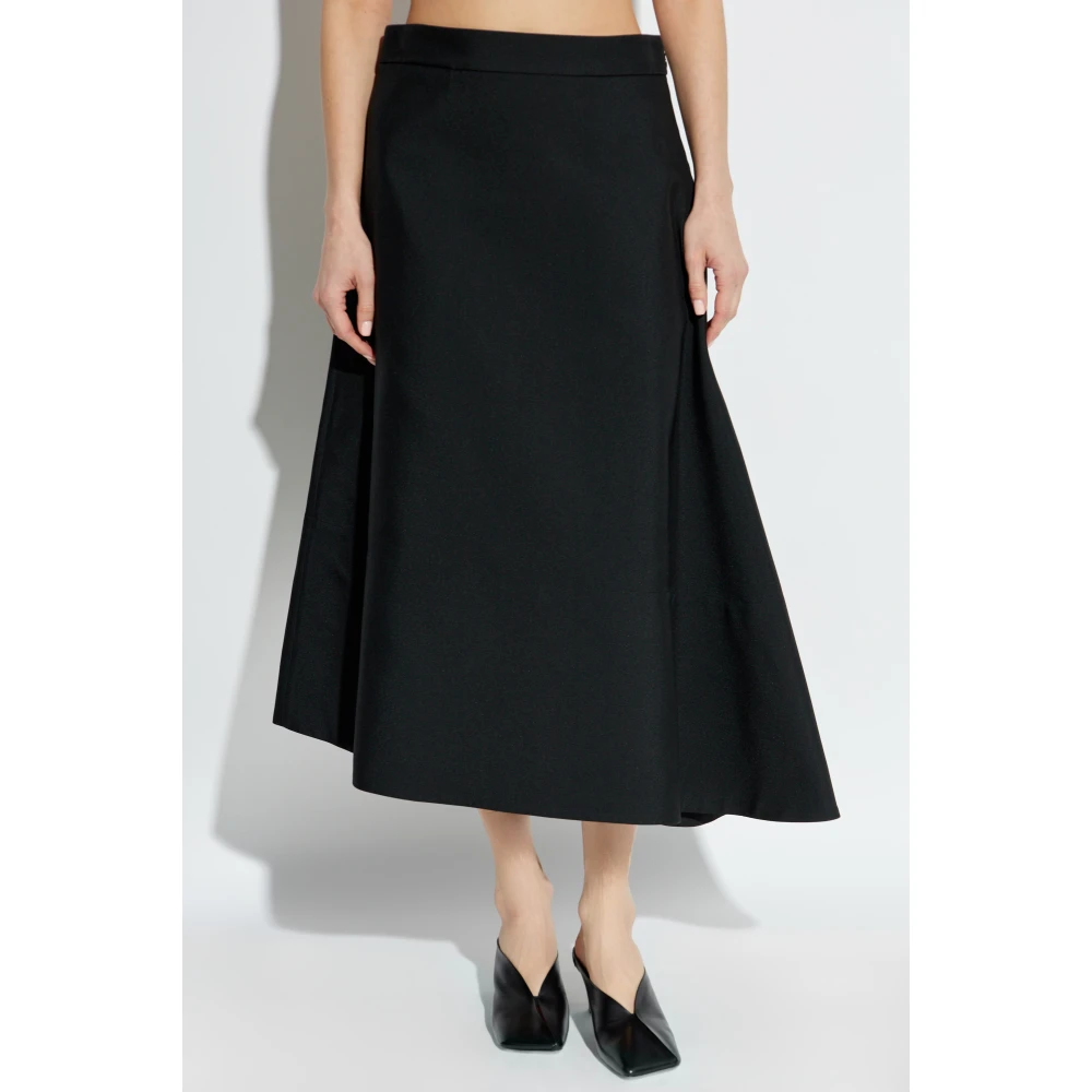 Jil Sander A-lijn rok Black Dames