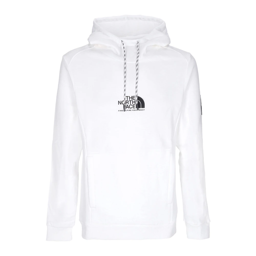 The North Face Alpine White Hoodie Heren Sweatshirt White Heren