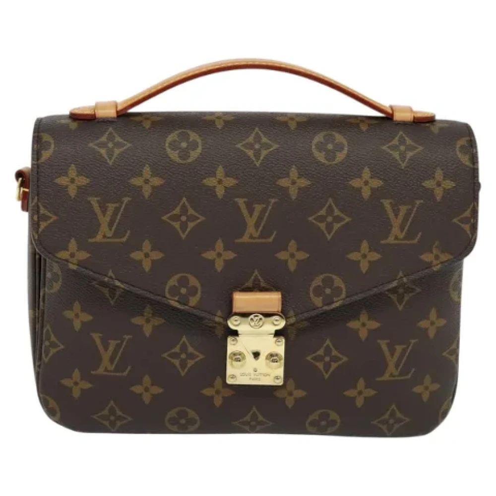 Louis Vuitton Vintage Pre-owned Canvas handbags Brown Dames