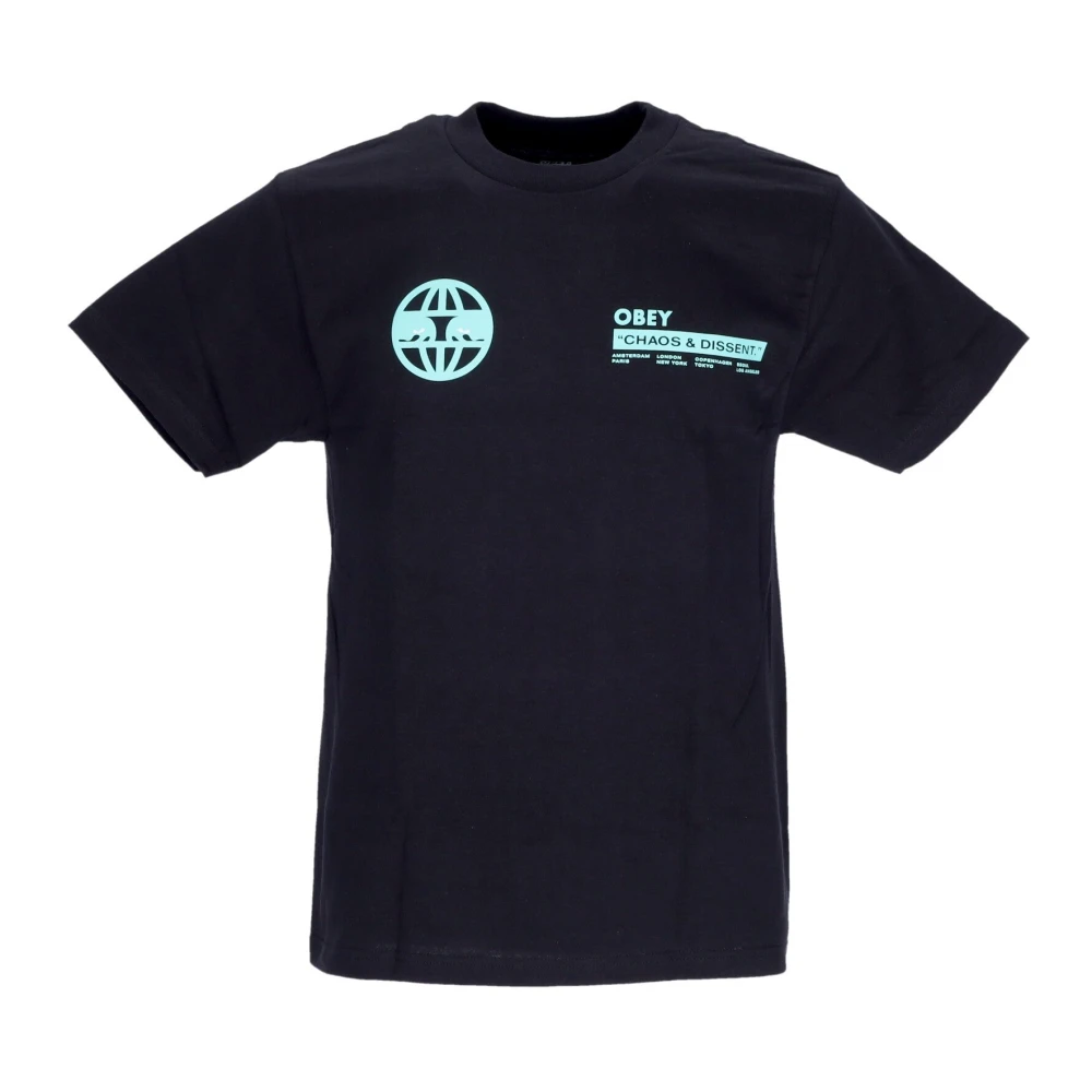 Obey Klassiek Zwart Heren T-shirt met Print Black Heren