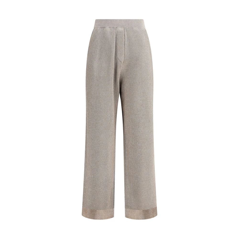 Trousers > Wide Trousers - - Brunello Cucinelli - Modalova