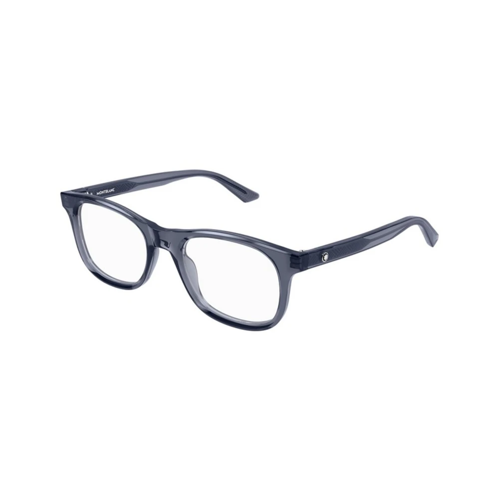 Montblanc Glasses, Male, 54 Mm, Square Optical Frame Gray