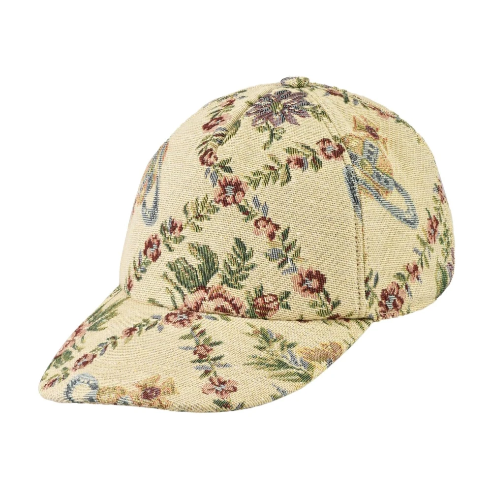 Vivienne Westwood Stijlvolle Hoed met Gemengde Vezels Beige Dames