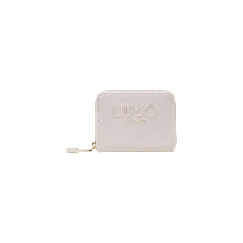 Liu Jo Women's Beige Wallets & Cardholders, One Size, Chic Zip-Around Wallet With Compartments