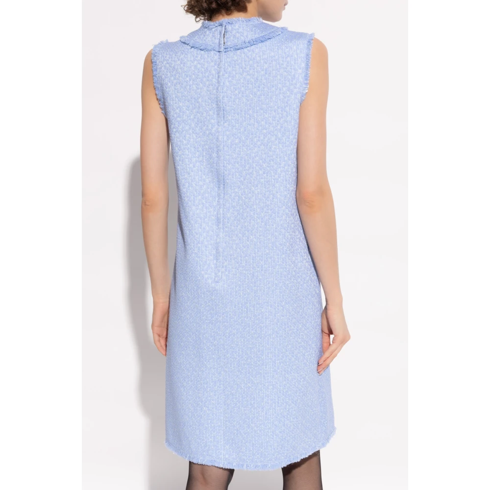 Dolce & Gabbana Jurk met logo Blue Dames