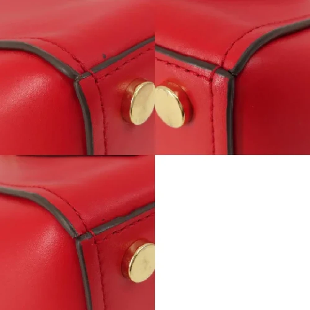 Michael Kors Pre-owned Leather handbags Red Dames
