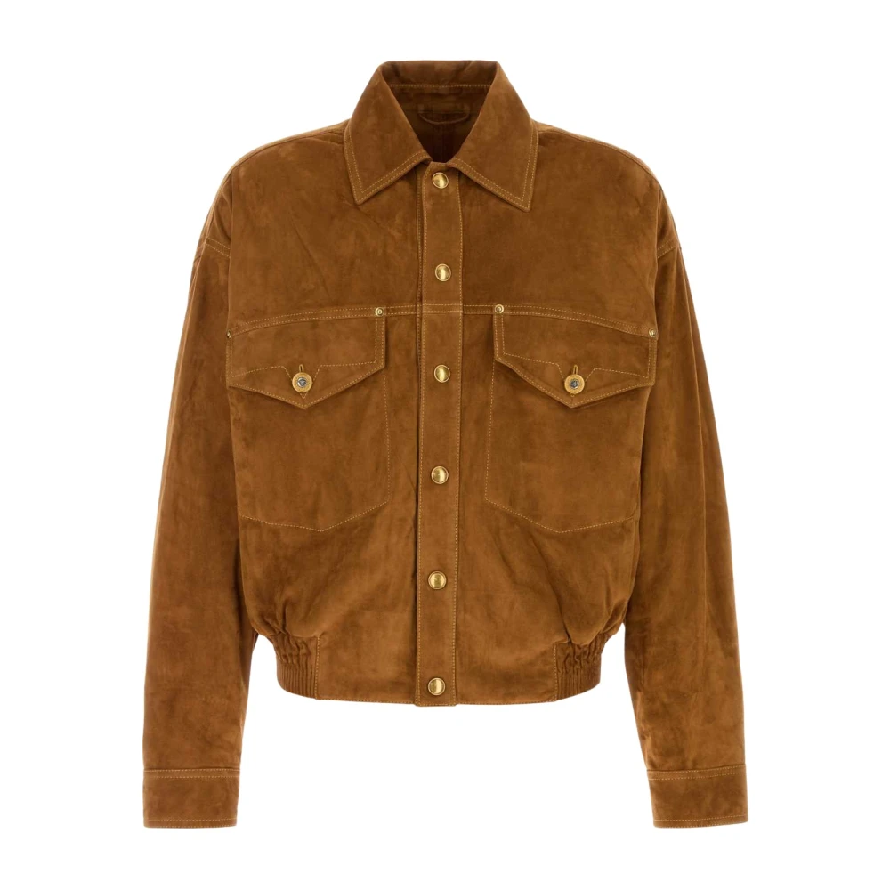 Versace Jackets - Male - Light Jackets - Brown - L - Jackets - Image 3