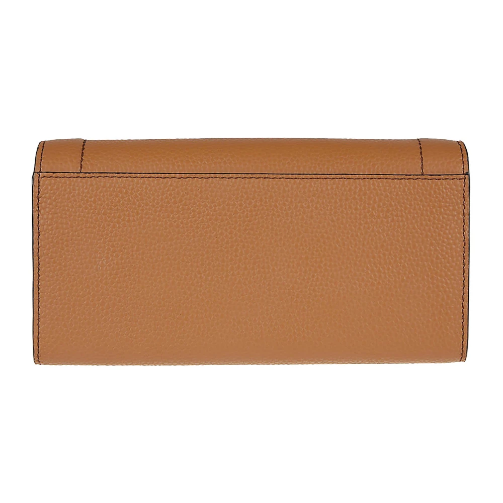 Lancel Slimme Flap Portemonnee Kameel Ninon Brown Dames
