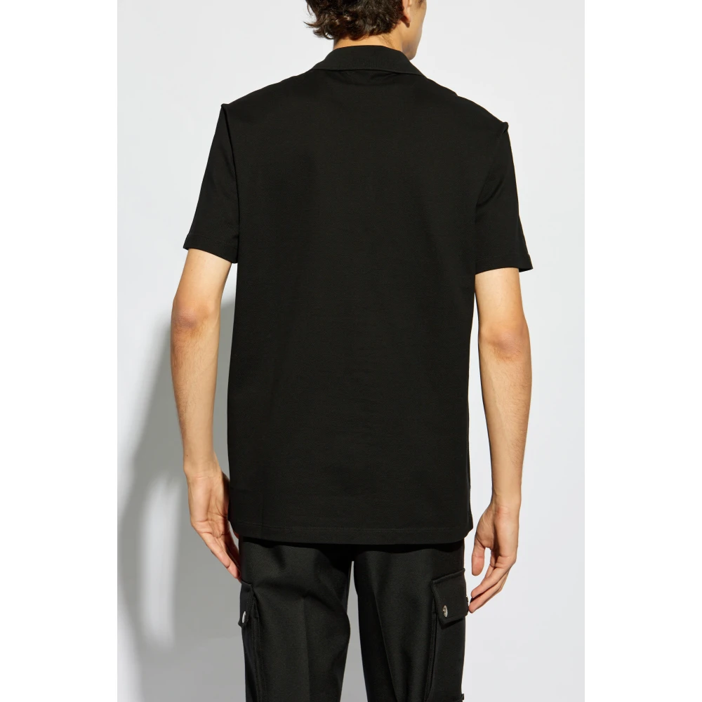 Versace Polo met logo Black Heren