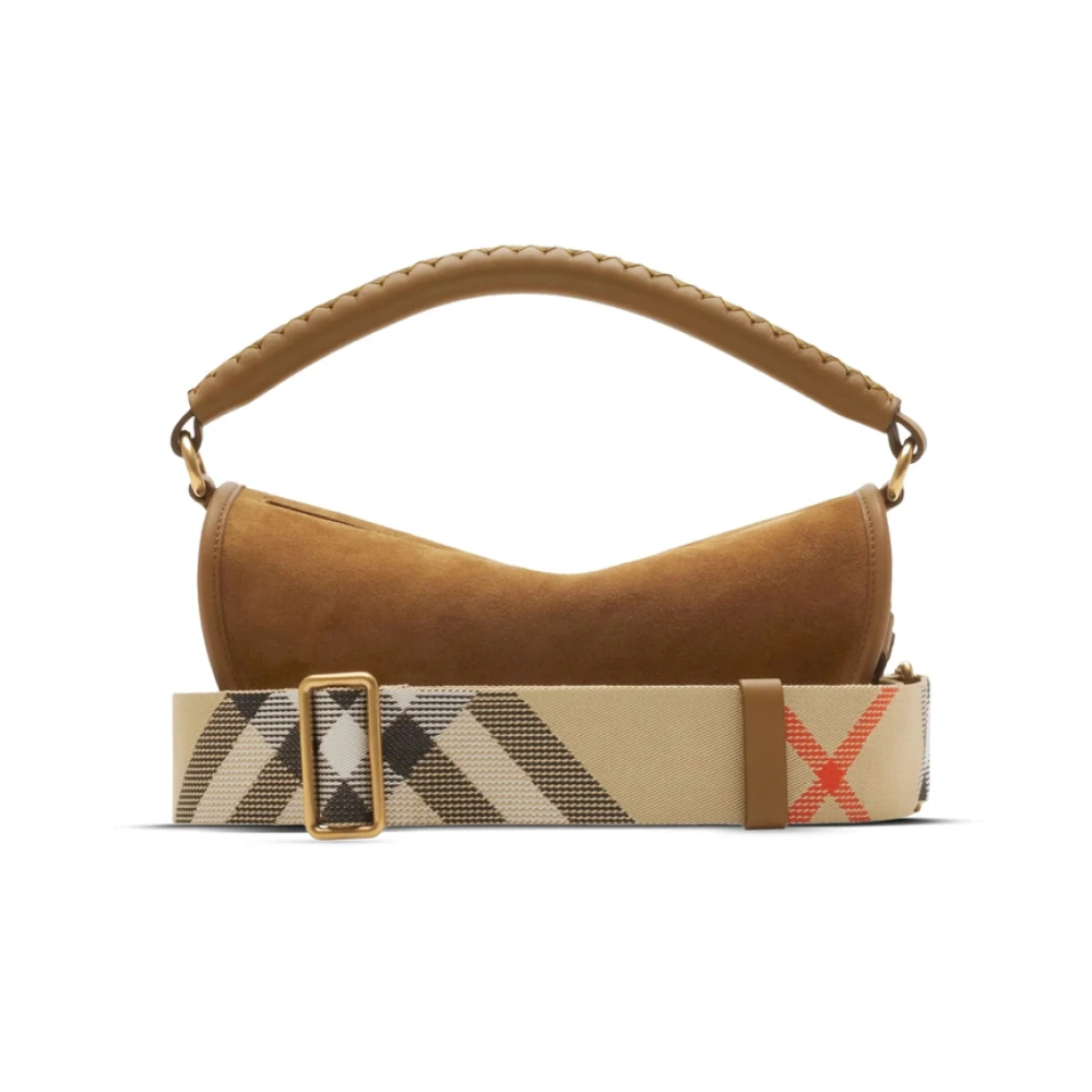 Burberry Kameelbruine Schoudertas Brown Dames