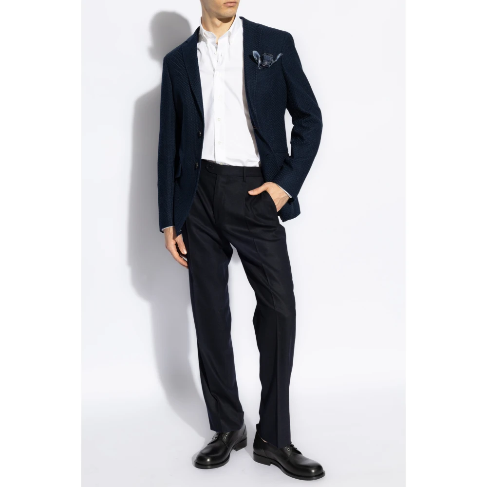ETRO Wollen broek Blue Heren