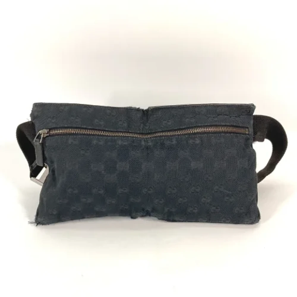 Gucci Vintage Pre-owned Canvas gucci-bags Black Heren