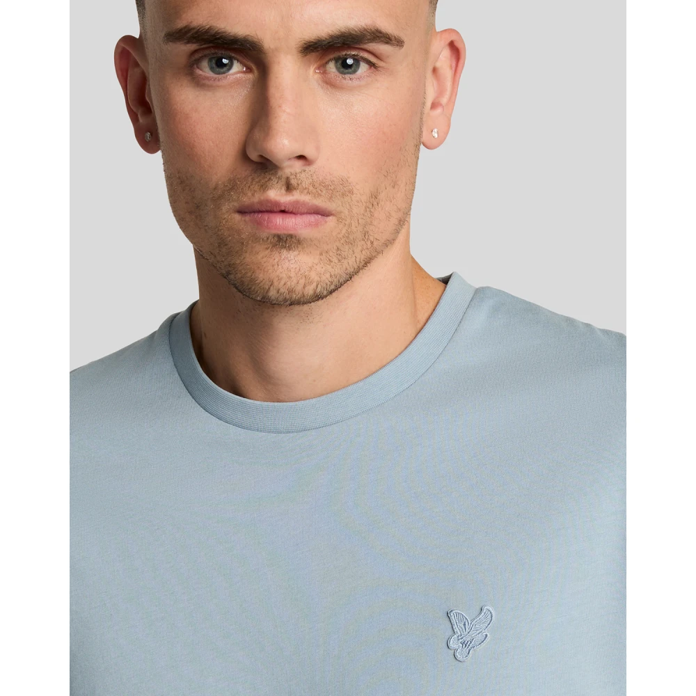 Lyle & Scott SS T-shirts Tonal Eagle T-shirt Blue Heren