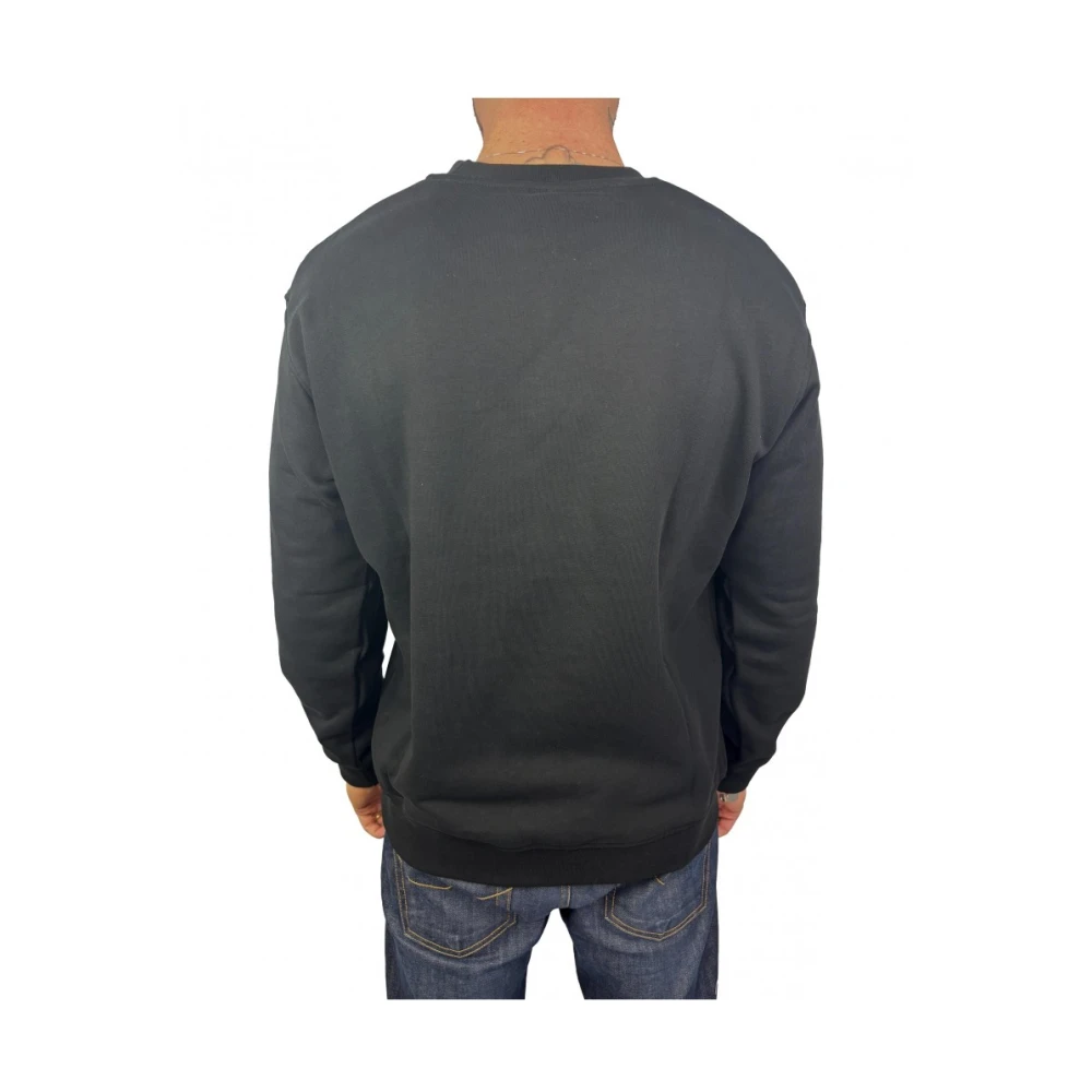 Gaëlle Paris Zwarte Katoenen Sweater Black Heren