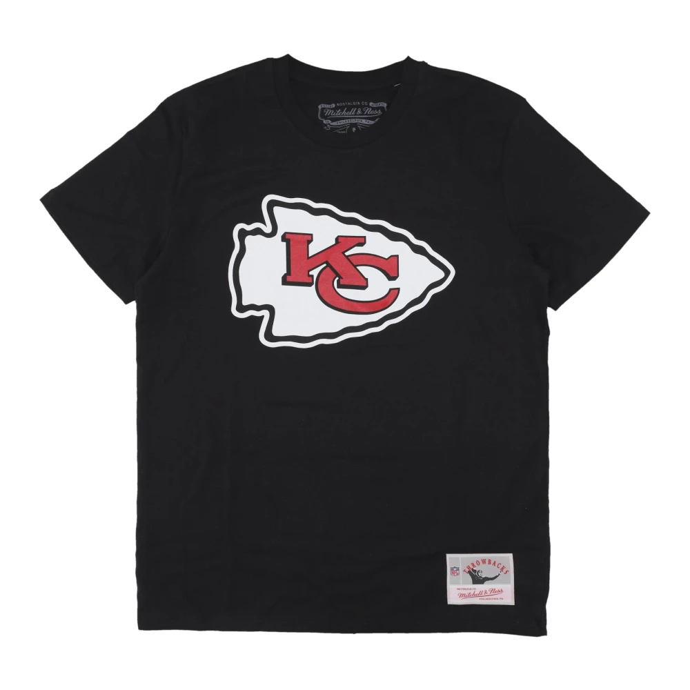 Mitchell & Ness Kansas City Chiefs Logo Tee Zwart Black Heren