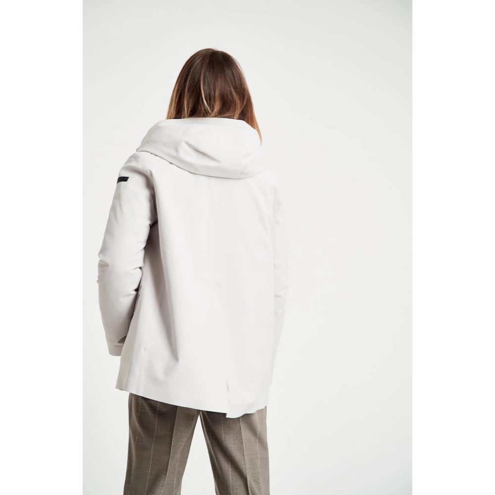 RRD Hooded Down Jacket Gray Dames