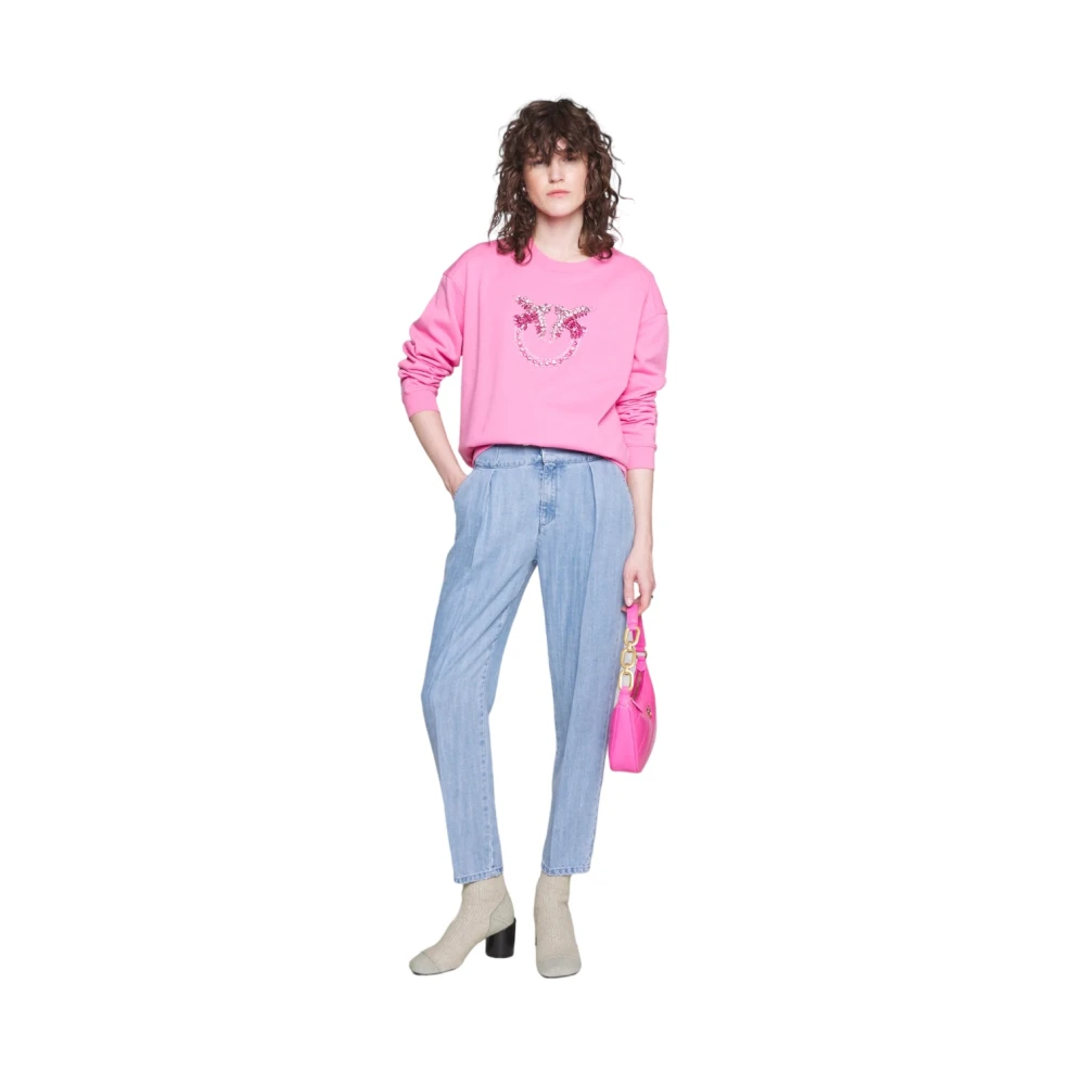 pinko Slim Fit Denim Jeans Blue Dames