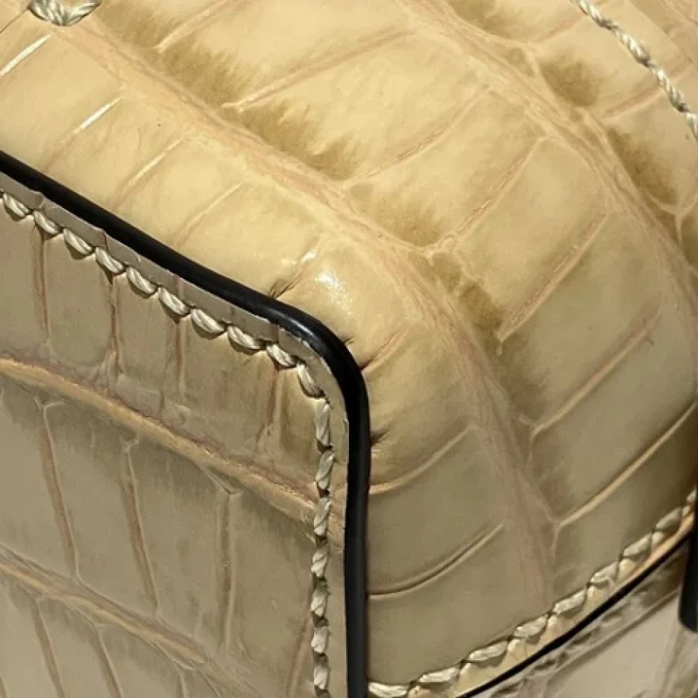 Chloé Pre-owned Leather handbags Beige Dames