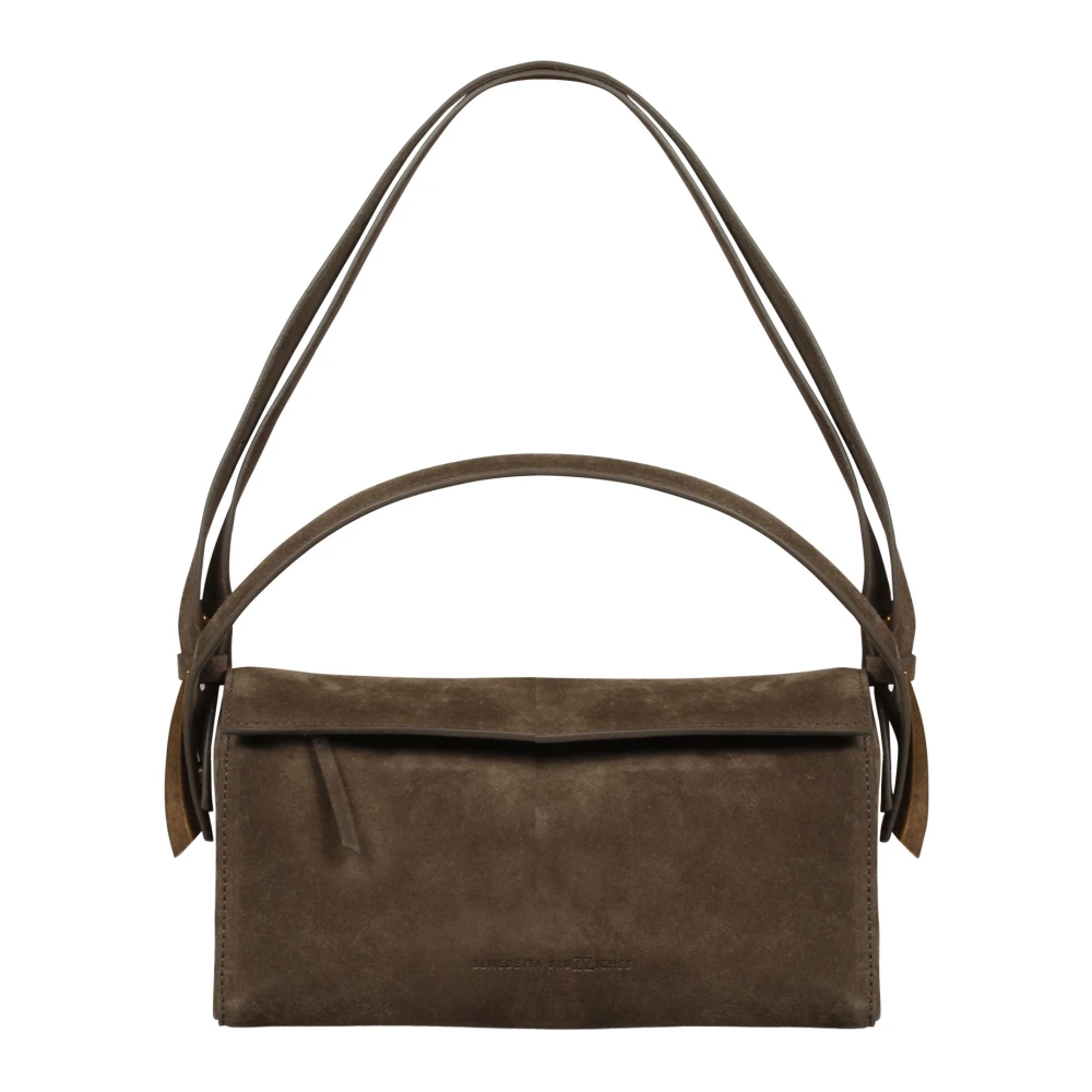 Benedetta Bruzziches Elif Tote Bag met reliëfletters Brown Dames