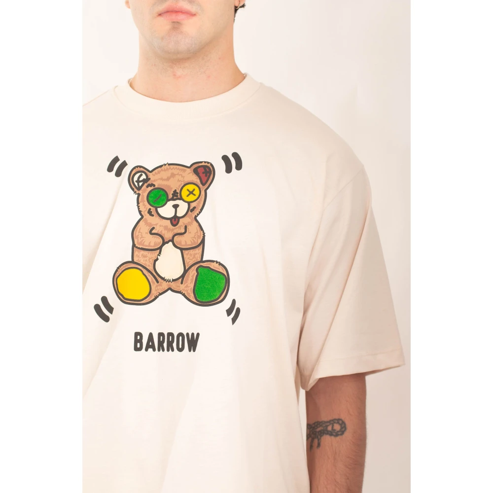Barrow T-shirt met berenprint Black Heren