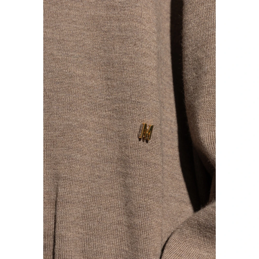 Moschino Wollen coltrui Brown Dames