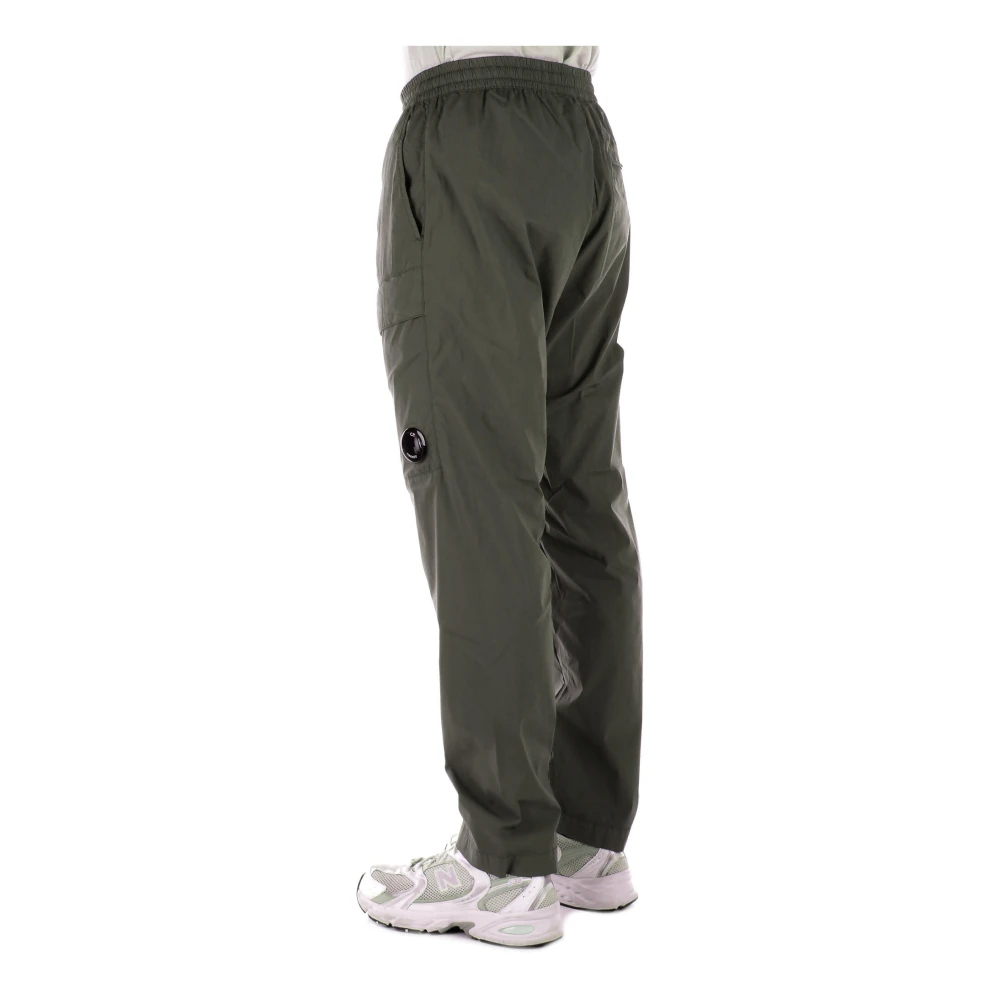 C.P. Company Logo Front Skinny Broek Rits Sluiting Green Heren