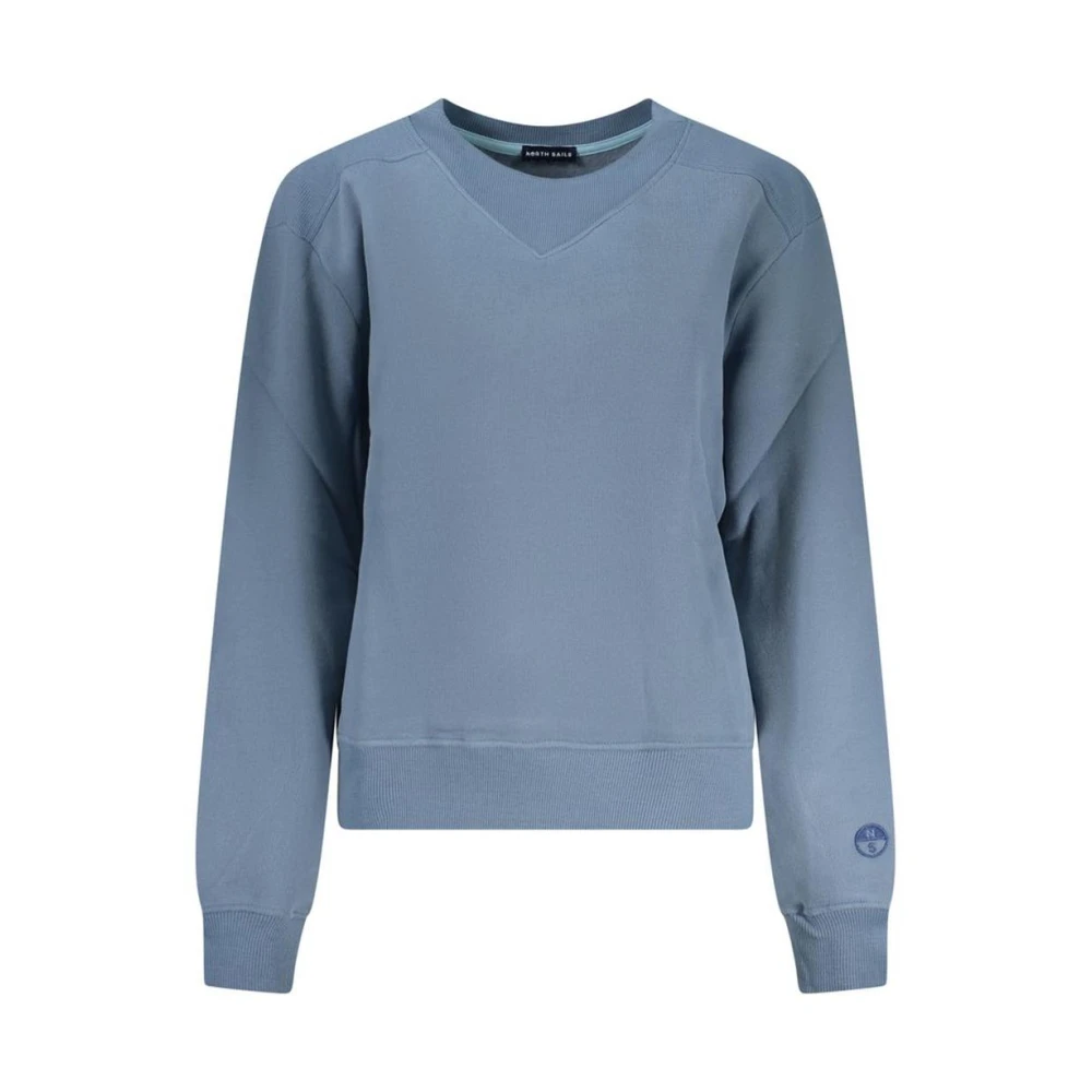 North Sails , Sweatshirts, Female, Blue, Xl, Blu Crewneck Sweatshirt