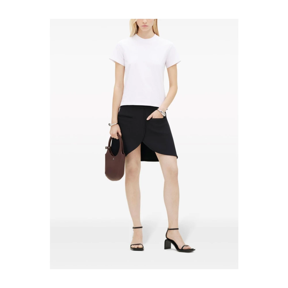 Courrèges Stijlvolle Cropped T-shirt White Dames