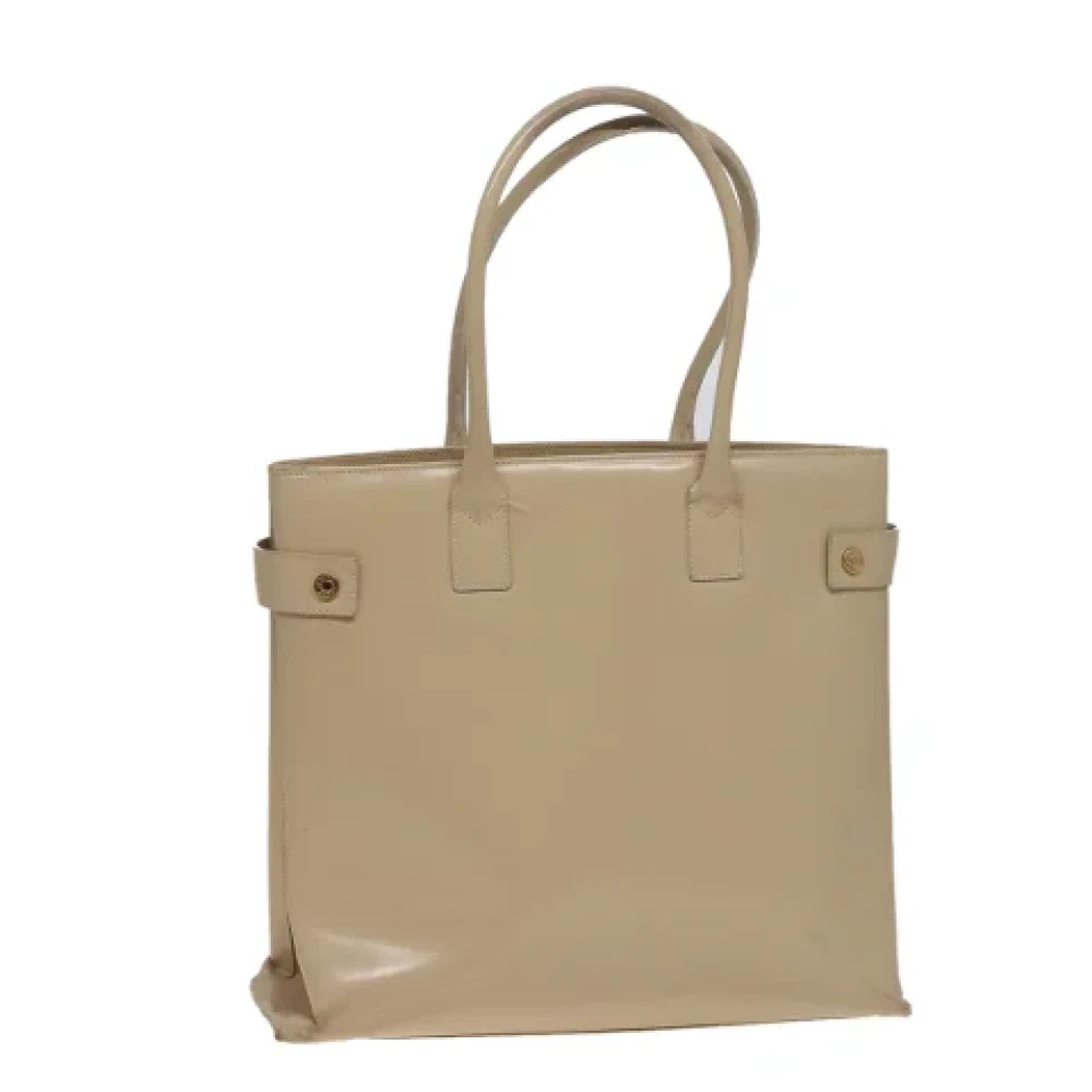 Gucci Vintage Pre-owned Coated canvas totes Beige Dames
